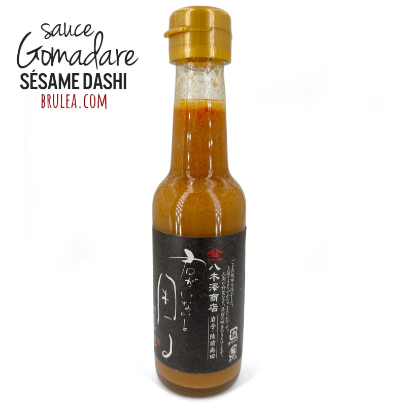 Gomadare - La sauce sésame qui sublime vos plats avec l'umami du bouillon dashi - 150ml