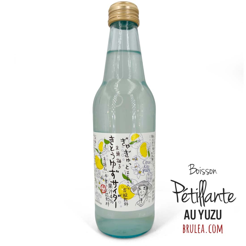Boisson pétillante au Yuzu