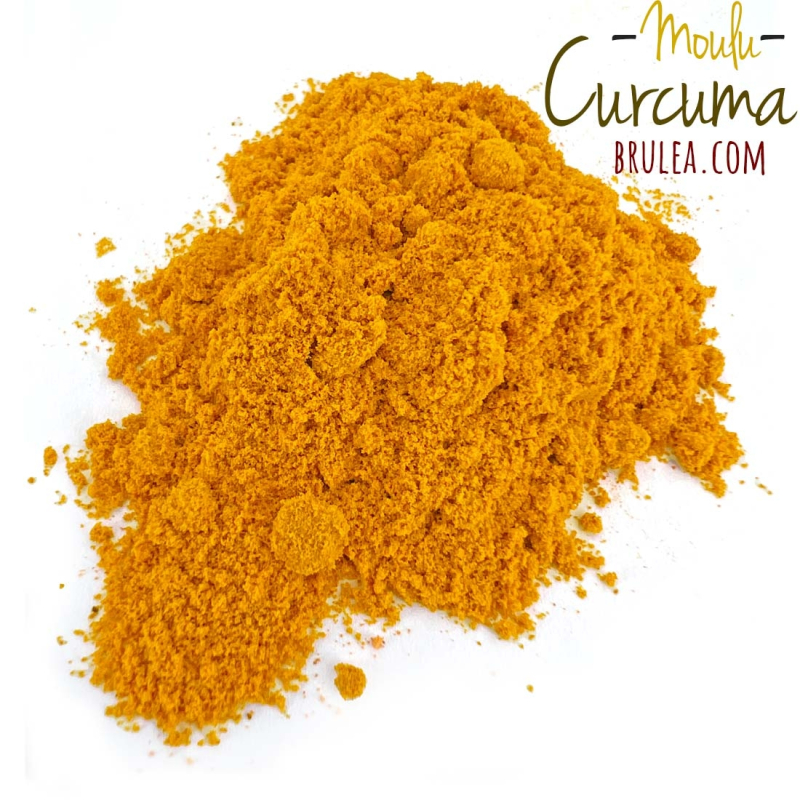 Curcuma en Poudre de qualité - Brulea, L'Artisan des Saveurs