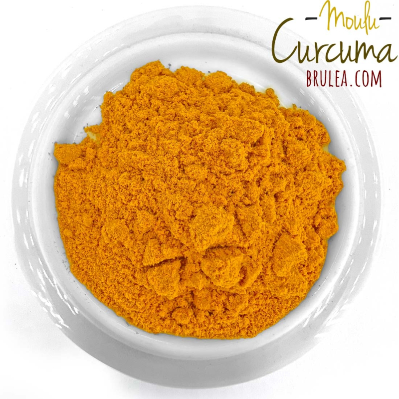 Curcuma en Poudre de qualité - Brulea, L'Artisan des Saveurs