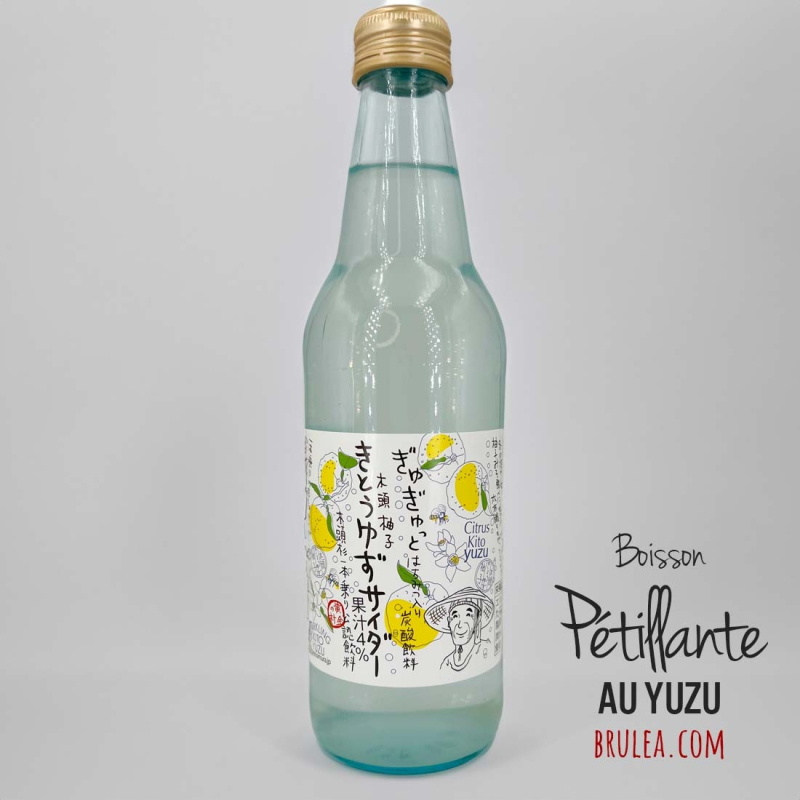 Boisson pétillante au Yuzu