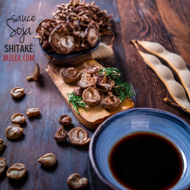 Sauce soja au shiitaké Umami intensifié et douceur