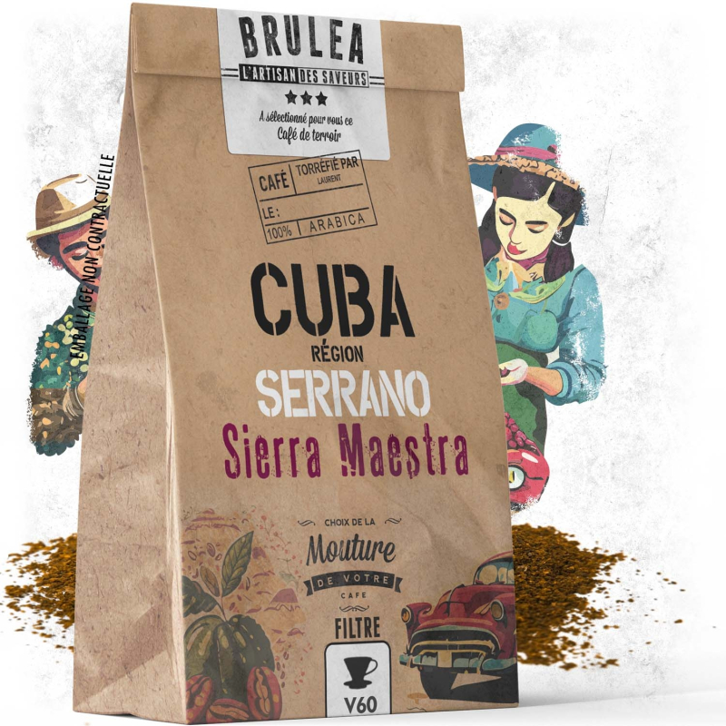 Café moulu de Cuba - Serrano Maestra - 250 gr