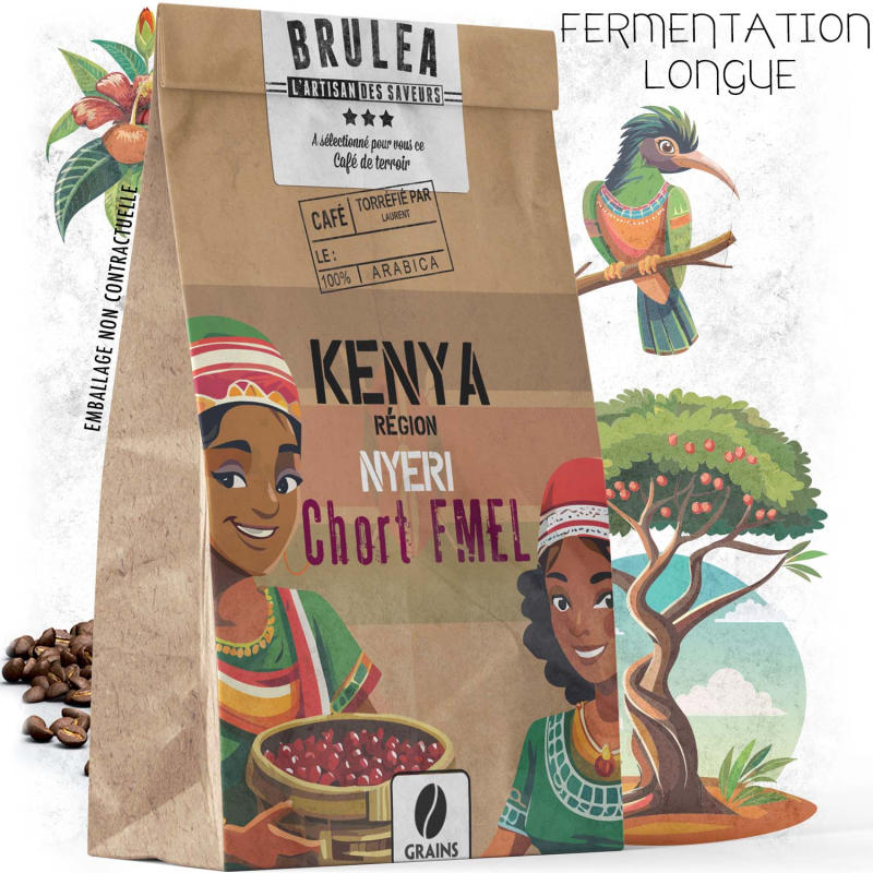 Café de spécialité Kenya Chort FMEL – Nyeri | Brûléa
