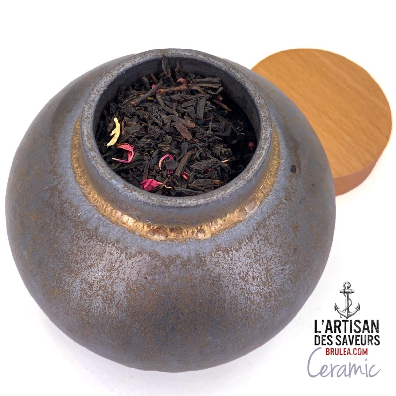 Petit pot rond en céramique