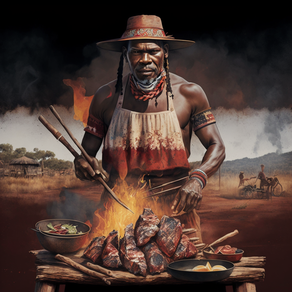 Recette de viande grillée à l'Assemblage des Aborigènes