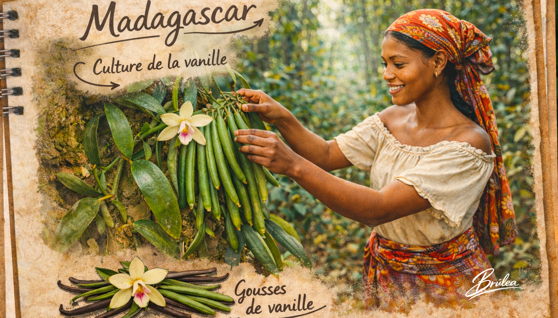 La gousse de vanille — L’or noir des forêts tropicales